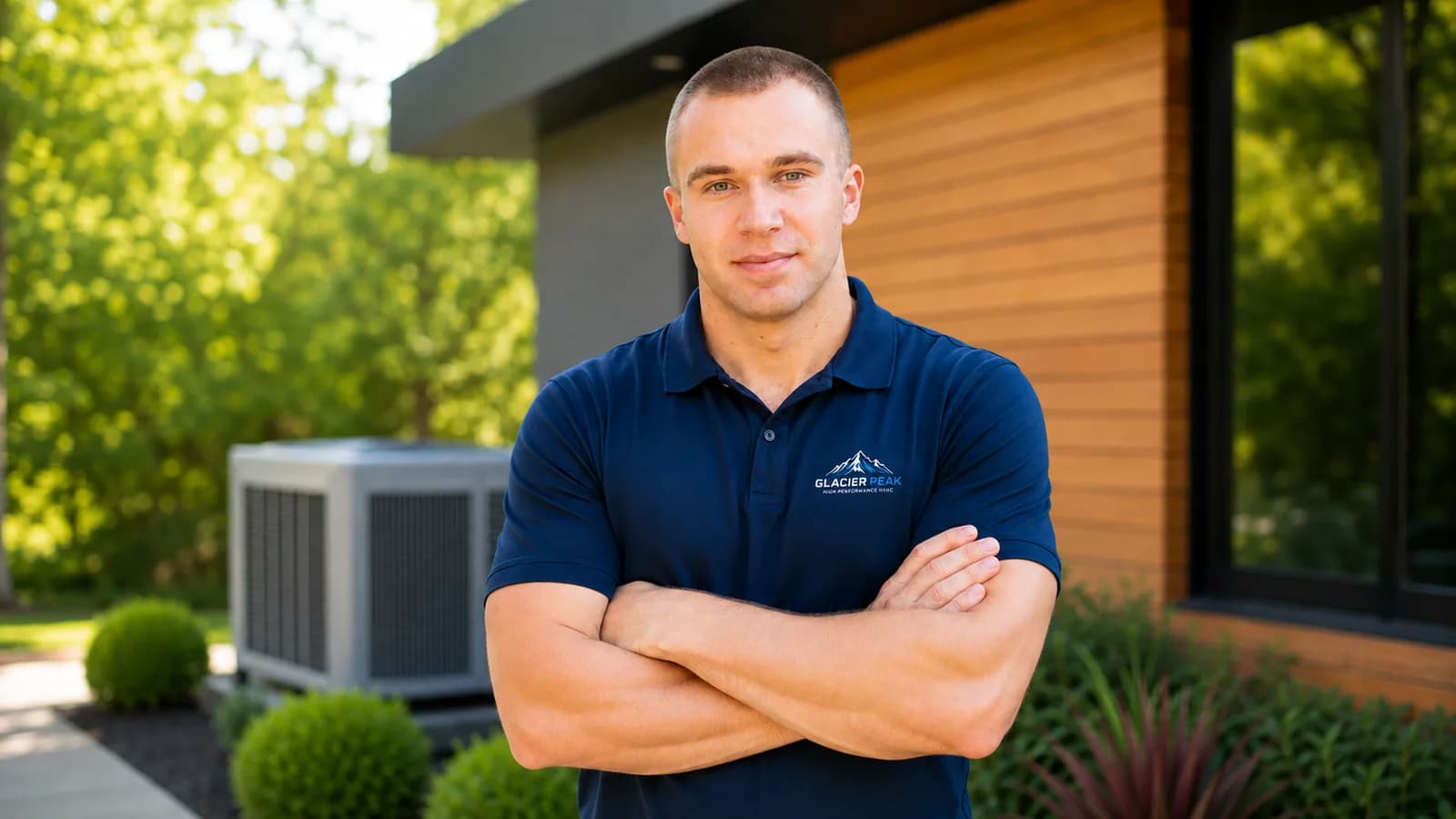 Portrait of Jonathon Rachfall, owner of Glacier Peak Refrigeration & Air Conditioning Ltd.